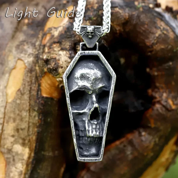 Pendentif Skull Cercueil Éternel