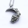 Pendentif-Skull-Croissant-Lune
