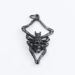 pendentif-skull-araignee