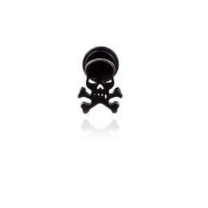 boucle-d-oreille-skull-pirate-noir